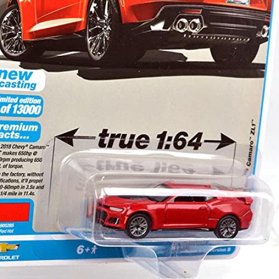 Auto World Scale Premium Release Chevy Camaro ZL1 164 "2018 (Red Hot)"