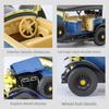 1:32 Phantom Retro Leichtmetall-Automodell Kinderspielzeug Oldtimer-Modell Jungen-Spielzeugauto Sound-Lichteffekte Innendekoration