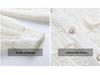 Women's Long Sleeve Stand Collar Lace Shirt with Velvet Inner Layer