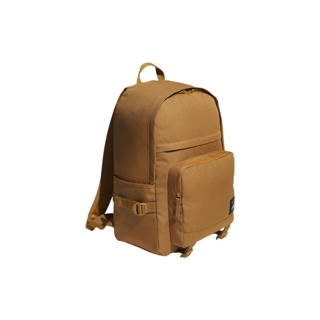 Adidas Trendy Sports Adjustable Shoulder Strap Zipper Large Capacity Recyclable Polyester Backpack Unisex Backpack Bronze IK7317