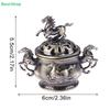 Retro Bronze Horse Embossed Incense Burner, Decorative Alloy Censer with Lid for Stick, Cone & Coil Incense