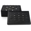 Multi Compartments Jewelry Display Tray Stackable Bracelets Storage Organizer  Bangle