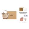 Coach Hanna Carriage Pattern Printed Fabric 18 Bucket Bag Women Bags Deep-Natural CAK95-IMLG6