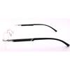 RSINC Randlos Leichtgewicht, Flexibler Rahmen/Brille/, Sport, Silber - Schwarz IB-1 VR-O3FE-M0WB