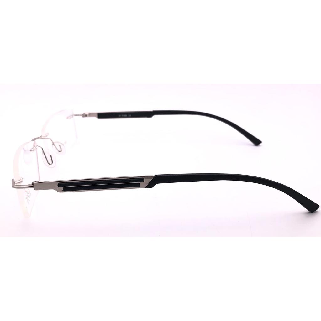 RSINC Randlos Leichtgewicht, Flexibler Rahmen/Brille/, Sport, Silber - Schwarz IB-1 VR-O3FE-M0WB