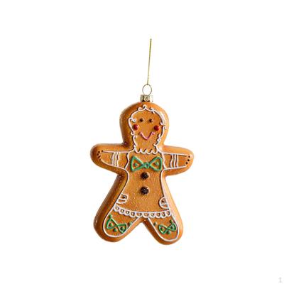 Pingente de Decoração de Natal Suprimentos de Festa Decoração Homem de Gengibre Pendurado Bonito Natal para