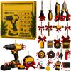 2D Plane+airplane Box +24PC+ Box For Countdown Of Electric Tools Christmas Advent Calendar