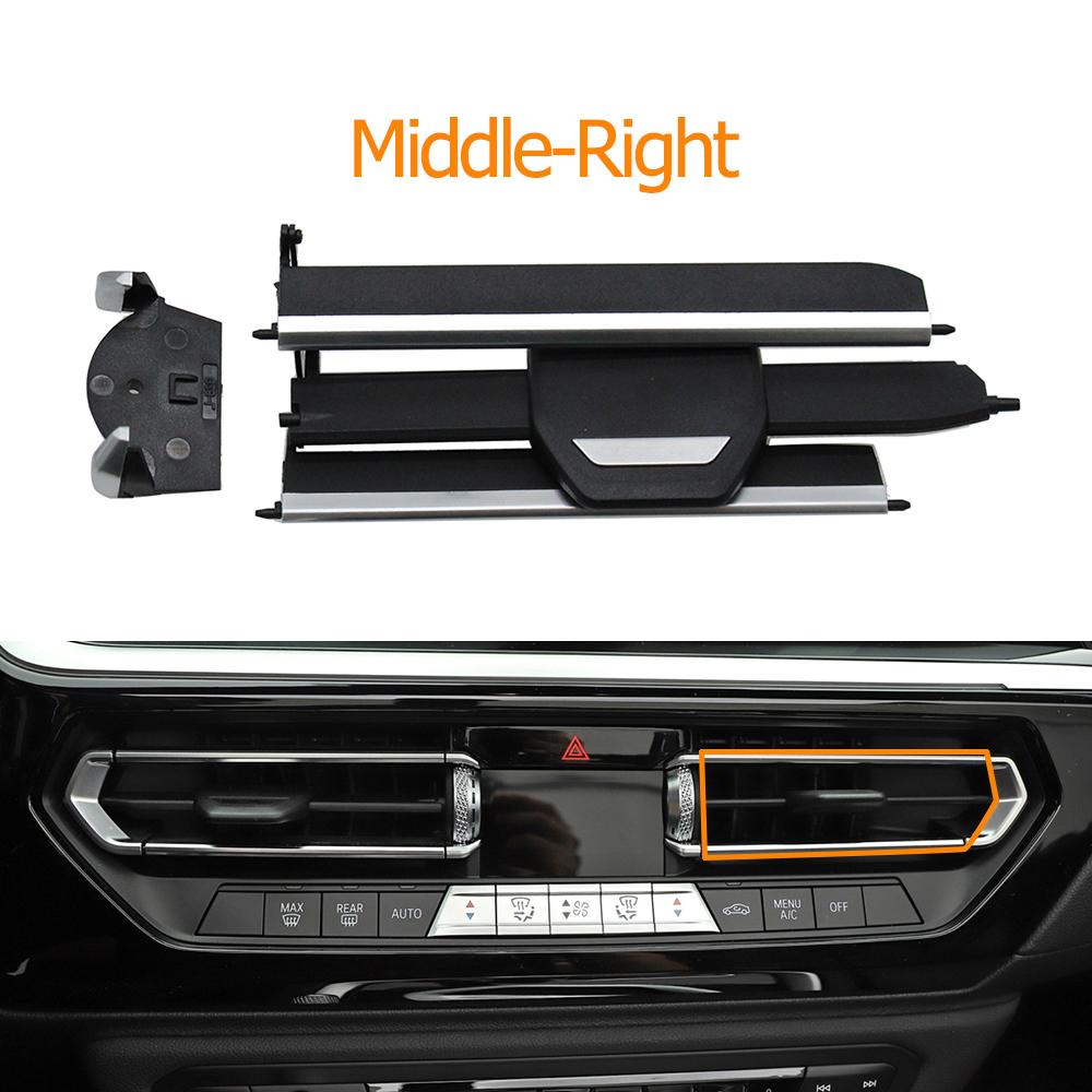 Car Dashboard Middle Air Conditioner AC Vent Outlet Grill Repair Kit For BMW 1 2 3 4 Z4 X3 X4 Series F40 F44 G20 G26 G29 G01 G02