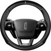 Lincoln Genuine Leather Steering Wheel Cover for MKZ, MKC, MKT - All-Season, Universal Fit