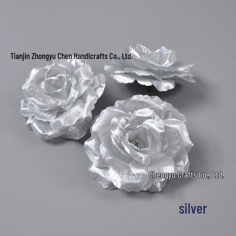 8CM Silk Rose Flowers for Wall, Box Projects, Scenery, Weddings, Flower Balls, and Ceiling Decor