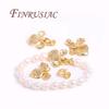 18K Gold Plated Verschlüsse Für Schmuck, Befestigungselemente Für Armbänder, Verbindungsverschluss Für Halsketten-Accessoires, DIY Schmuckherstellung Zubehör