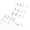 Cross-Border Ballet Pop False Nails & Removable Stickers Set