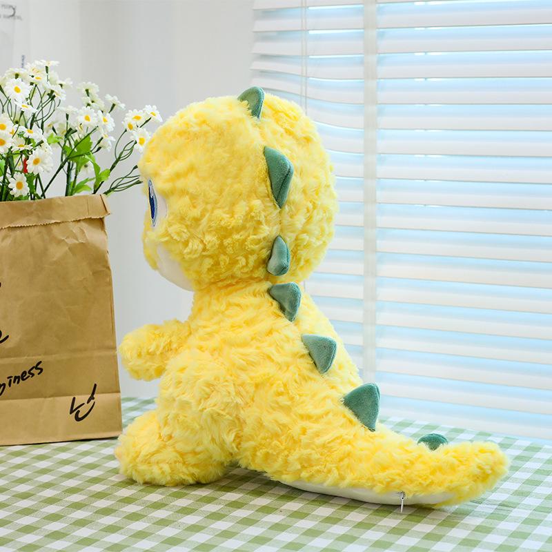 35/45/55Cm Jumbo Peepers Dino Cute Toon Plushy Item Cushion Huggable Cushioned Plaything Pal Dinosaur Figure Festivals Birthday Present