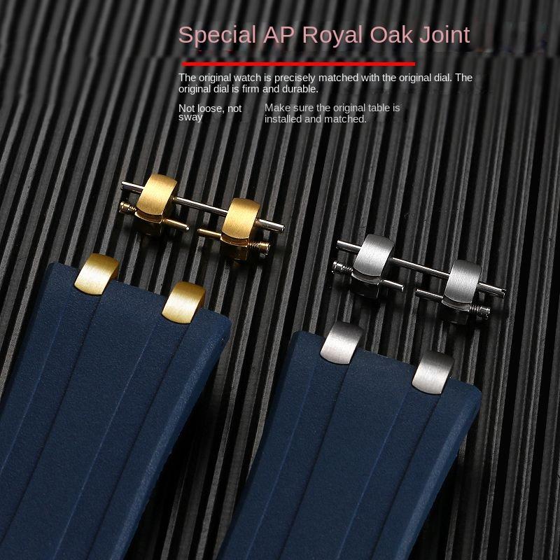 4 Screws 2 Links Metal Kit For Audemars and Piguet AP Royal Oak 15400 15710 Offshore Strap Steel Particles 3.5mm 4.5mm End Link