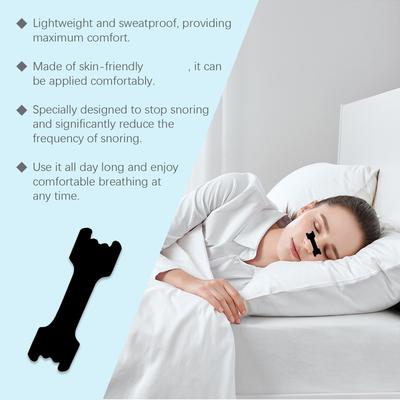 30 Stück Nasenpflaster Schnarchen Nasenstreifen Bessere Atmung für Sport und Schlaf Komfortable Schlafverbesserungshilfe