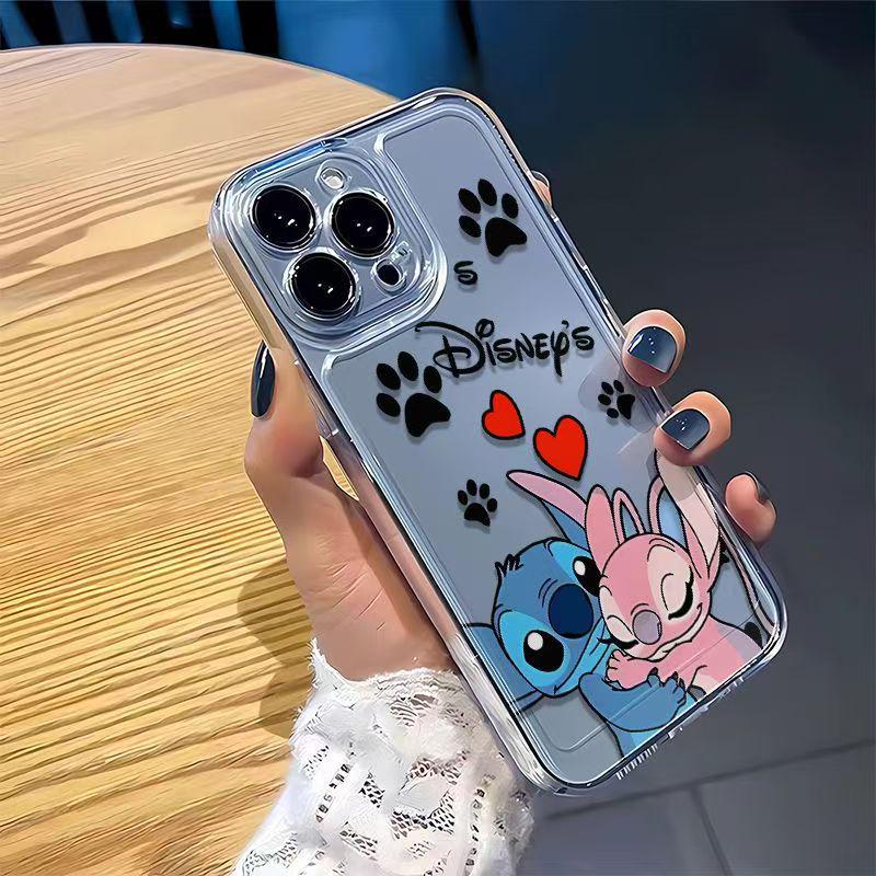 Stitch Cartoon Phone Case for iPhone 14/15/16 Pro Max/17
