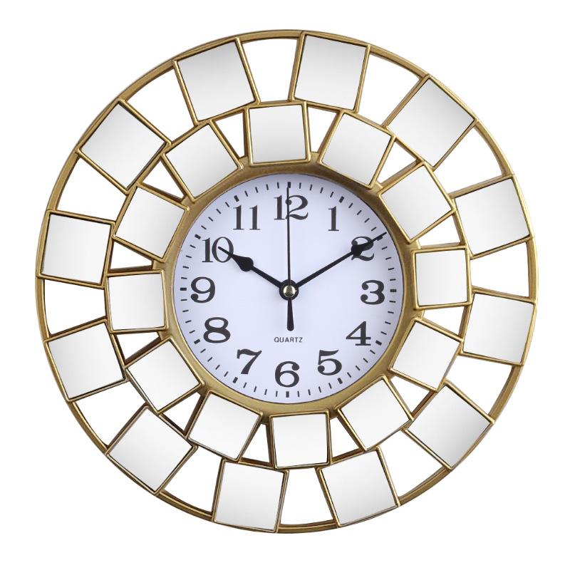 Relógios de Alta Qualidade, Relógios de Parede para Decoração de Sala de Estar, Relógios de Parede Redondos com Arte de Engrenagens, Novos Relógios de Parede