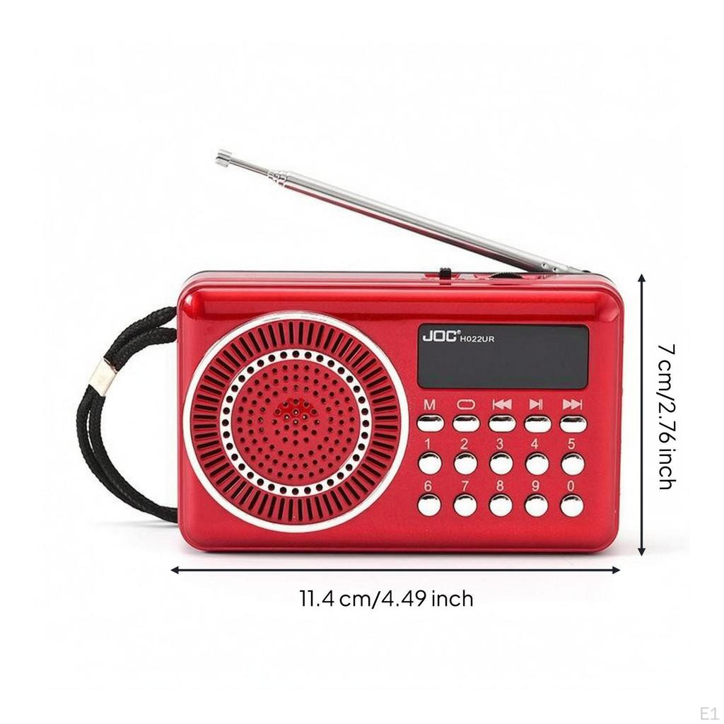 Portable Radio USB and TF Card Support Renewable Power Builtin Speaker