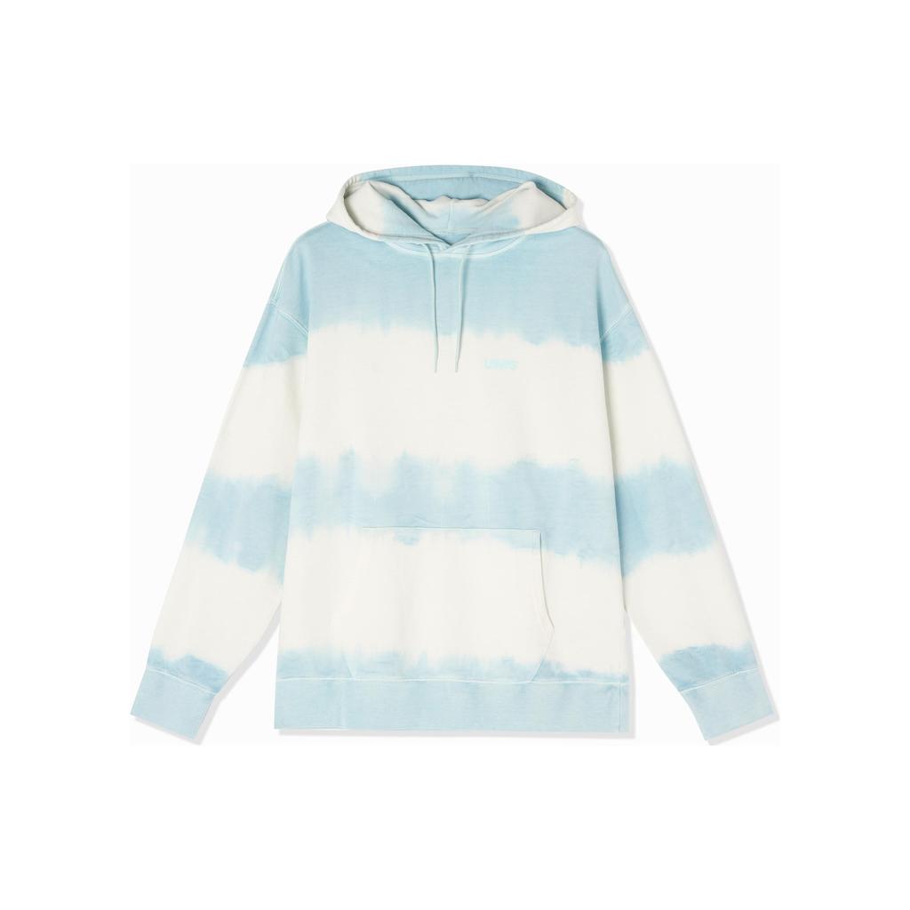 Levis Ss22 Hooded Pullover Striped Sweatshirt Men Sweatshirt Blue A1971-0003