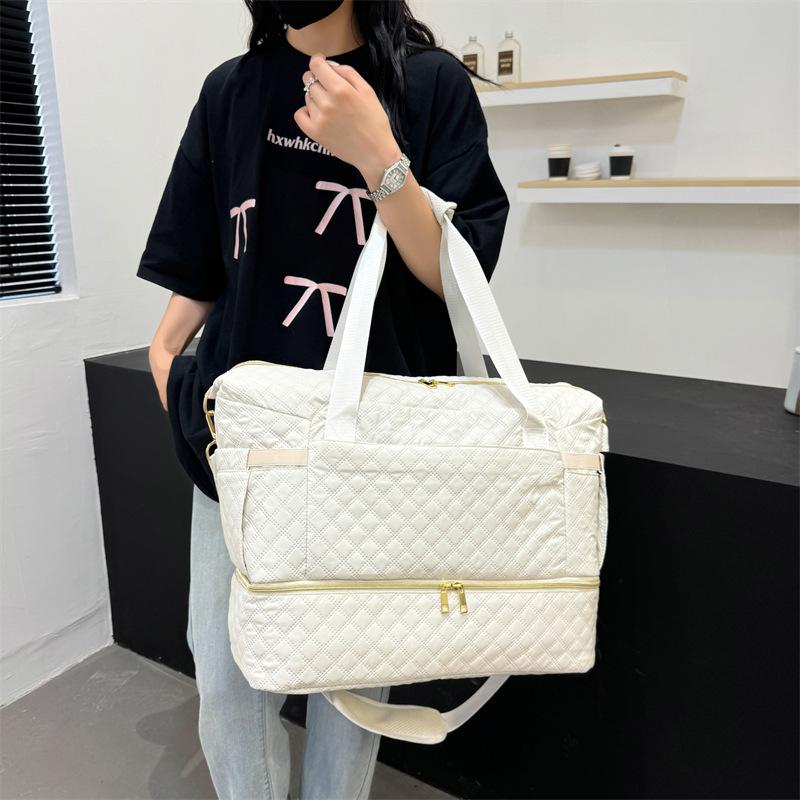 Multifunctional Hand-carrying Bag with Shoe Storage Handbag Dry and Wet Separation Heat-insulating Bag Style Fitness Bag Can Be Used To Cover Pull Rod