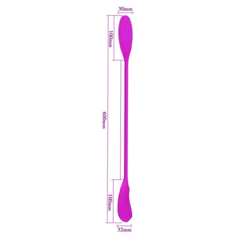 Multifunktionaler Dual-Head String Vibrator G-Punkt Klitorisstimulator Anal Butt Plug Massagegerät Erwachsenes Sexspielzeug für Männer Frauen Paare Homosexuell Lesben