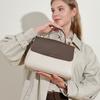 New Niche Design Contrasting Color Handbag Women, Leather High-end Commuting Large-capacity Shoulder Messenger Bag