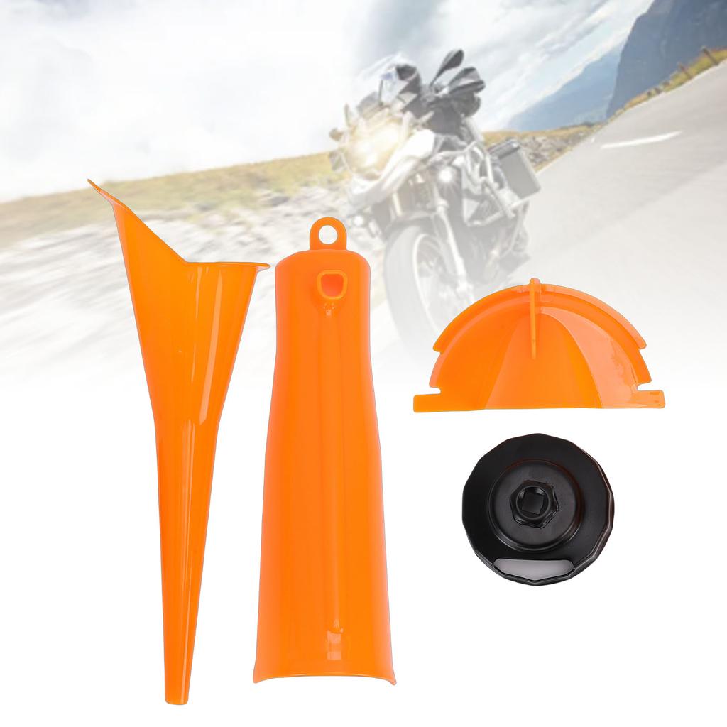 Motorcycle Oil Change Kit Replacement for   Multifunctional Drip Proof Oil Filter Wrench Crankcase Filling Tool Funnel Set