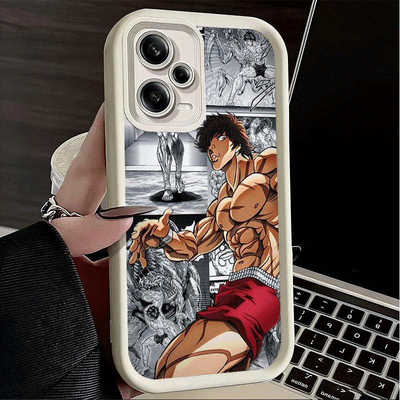 Phone Case for Xiaomi Redmi Note 15 14 13 Pro Plus Baki the Grappler Anime Shell 12S 11 11S 11T 5G 14S Soft Silicone Funda