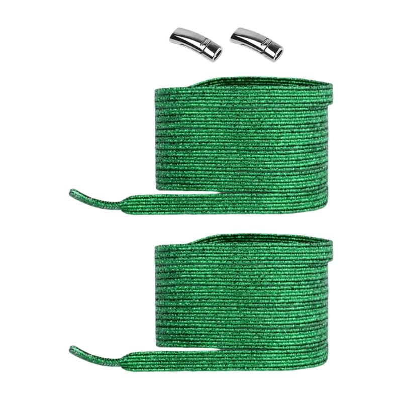 Elastic Shoe Lace No Tie Shoelaces No Tie Flat Shoe Laces Stretch Shoe Strings for Adult Kid Elderly Sneakers Runners