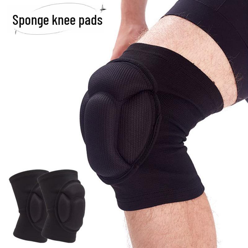 Unisex Anti-Slip Shock-Absorbing Knee Pads for Dance and Sports - Thick, Anti-Collision Protective Gear
