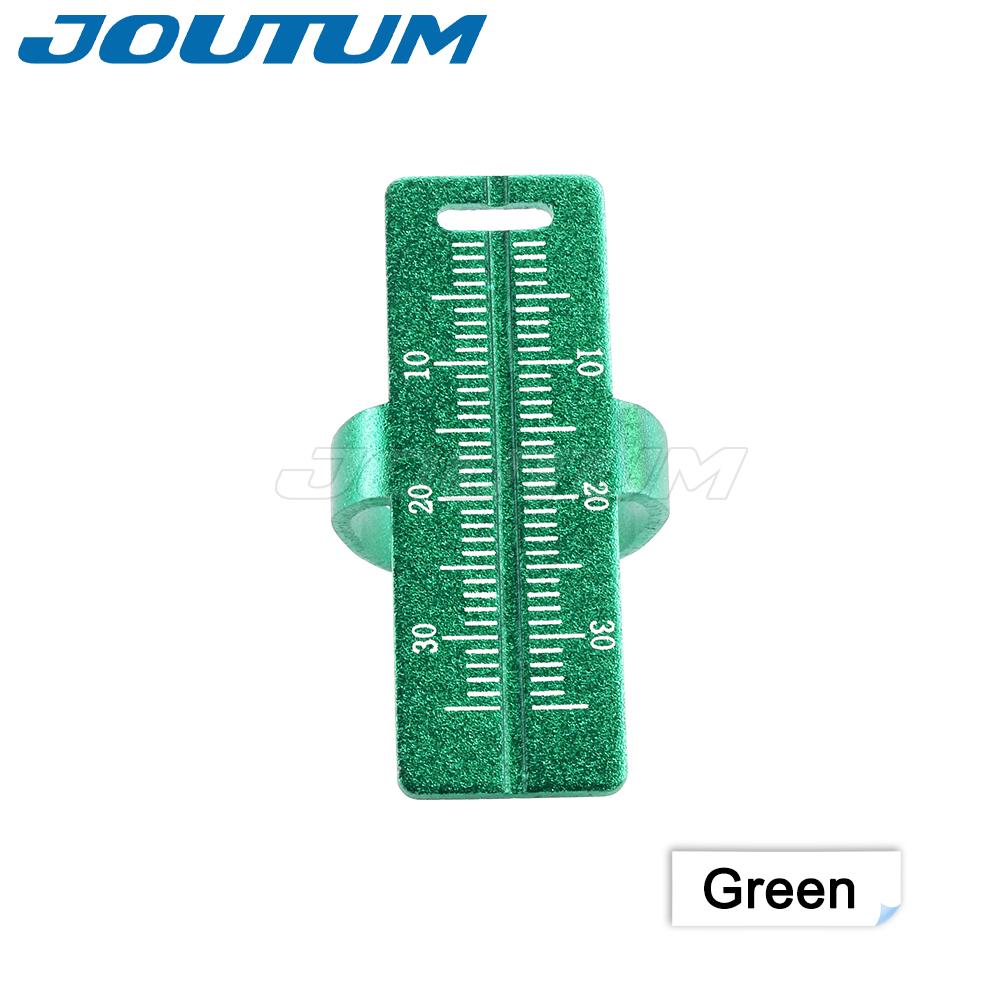 1pc Dental Rulers Aluminium Dentist Endo Finger Ruler Measure Scale Endodontic Dental Instruments Measuring Aluminium Endo Ruler