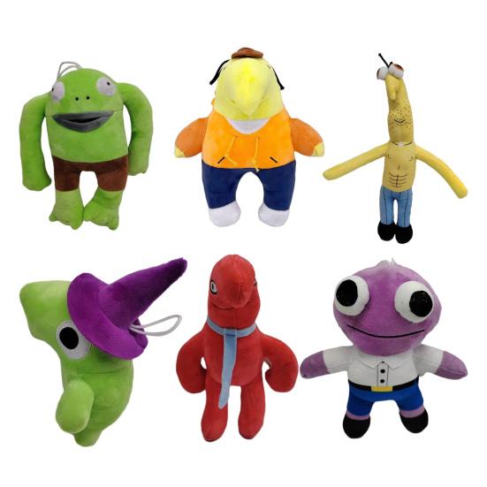 Smiling Friends Herr. Frosch Plüschtier Weiche PP-Baumwolle Gefüllte Puppe mit Sicherer Naht Niedliches Sammlerstück Geschenk für Fans
