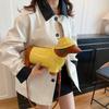 Cute Dog Cartoon Shoulder Bag Women Stylish Crossbody With 3D Charm PU Leather 2025 Trendy Design