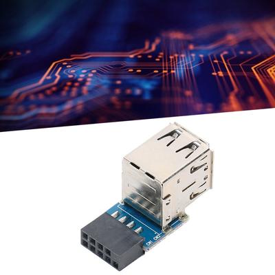 Portable USB2.0 Extended Expansion Port 9PIN Motherboard Header Adapter  Header Port Extension