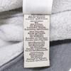 HERMES [Domestic Regular / Made in 2022] Horse Leather Patch Pullover Sweatshirt / tops L grayUsed
