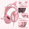 Wantek V10 Gaming Headset, Cat Ear Headphones, Wired Gaming Headset with Mic, USB, 3.5mm Analog, 50mm Drivers, Unidirectional Microphone, Noise