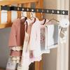 Wall Mounted Space Saver Drying Rack,Outdoor Travel Portable Hanger for Clothes,Aluminum Cloth Racks for Balcony Bathroom Closet