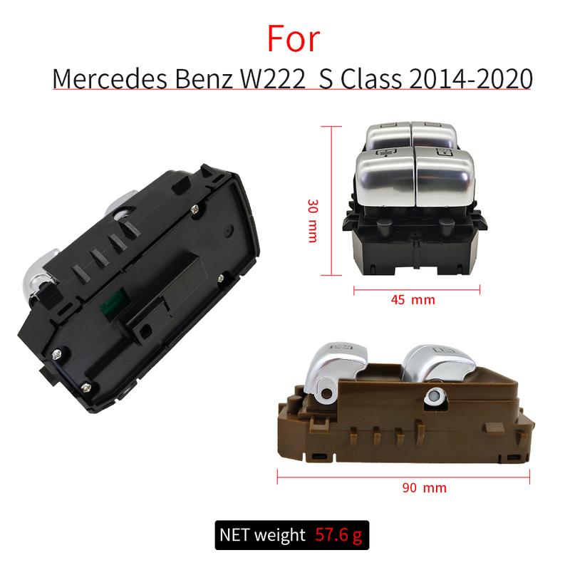 For Mercedes W222 W213 Car Electric Power Window Switch Master Panel For Benz E SClass E260 E300 S350 S400 2229051505