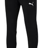 PUMA Knitted Sweatpants Men's Black Moderate Cuffed Pants 656975-03