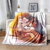 1pc, Chip and Dale Watercolor Art Blanket - Seasonal Decorative Throw for Home, Warmth and Comfort, Soft Flannel Throw Blanket, Living Room,