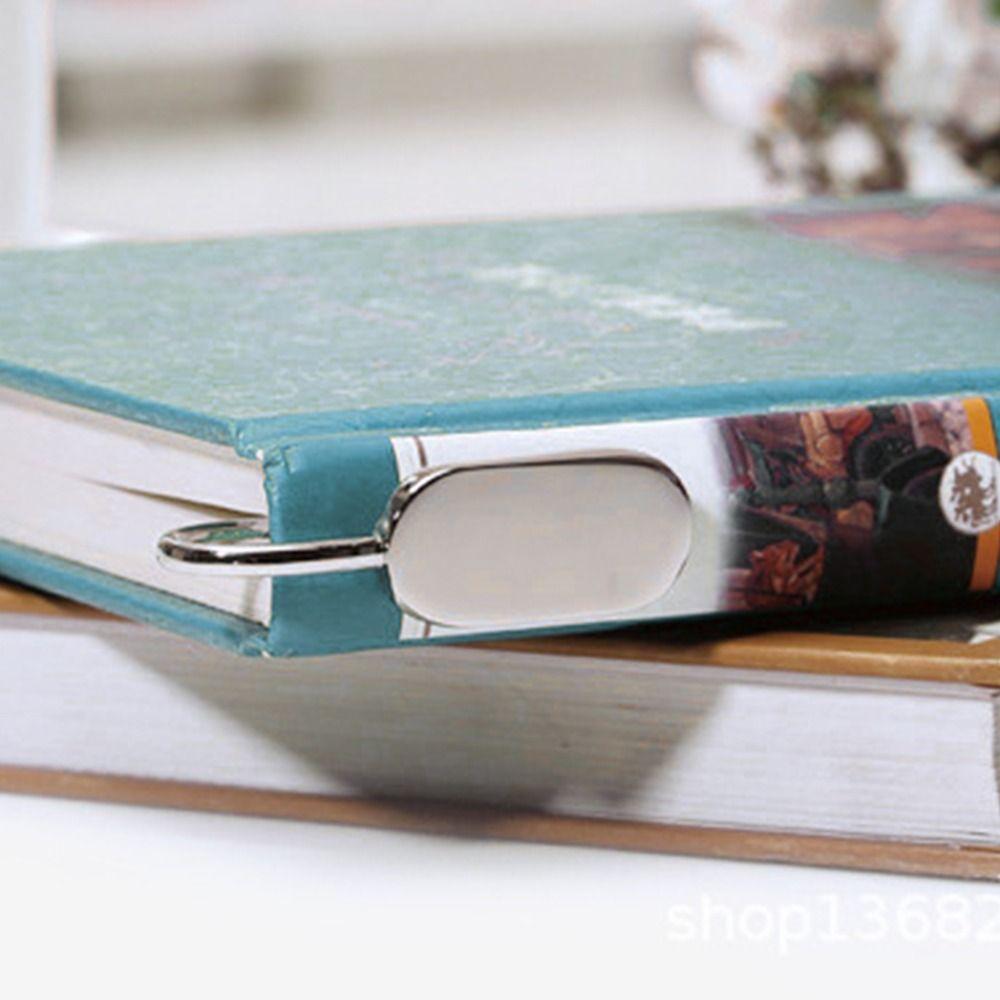 Silver Swan Neck Bookmark Creative Book Page Holder Round Metal Book Cilp  Teacher's Day Gifts