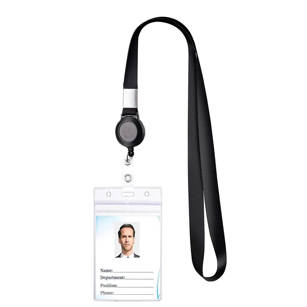 Name Card Holder Keychain Nurse Accessories Badges Set Lanyard ID Card Holder Neck Straps Nurse Business Card Holde Key Holder