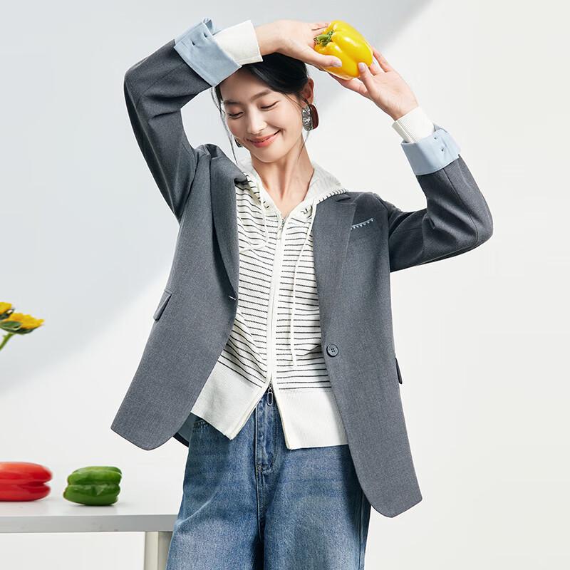 JOY SPEAKER Women's Loose Casual Blazer Jacket MNYJ29887