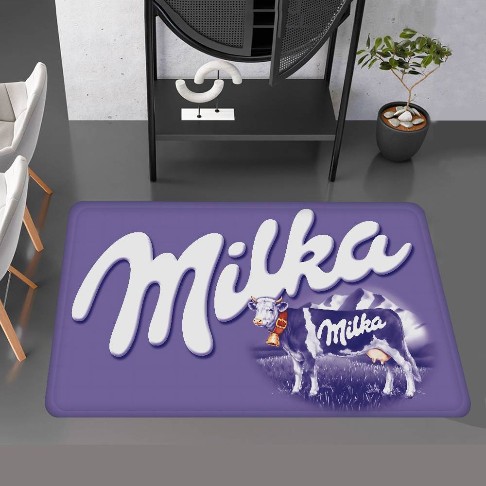 

Шоколадный Бренд M-Milka Коврик для Прихожей Моющийся Нескользящий Коврик для Зоны Гостиной Дивана Стульев Кухонный Коврик для Входной Двери Ковер 40cm x 60cm