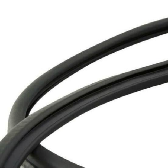 2PC Car Door Edge Guard Moulding Trim Rubber Edge Strip Seal Anti-Wind Protector