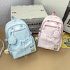 Schoolbag Cute Little Fresh Girl Schoolbag Primary and Secondary School Students Large Capacity Lightweight Backpack Going Out Small Backpack