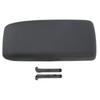 Center Console Lid Armrest Cover PU Leather Sponge Lining AM 3398074010 Replacement for Tacoma 1995‑2000 Grey