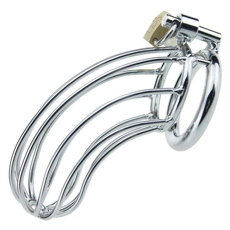 Metal Cage Penis Lock Chastity Lock Chastity Cleaner Long-Term Wear CB Sex Toys Sex Tools Cage SM