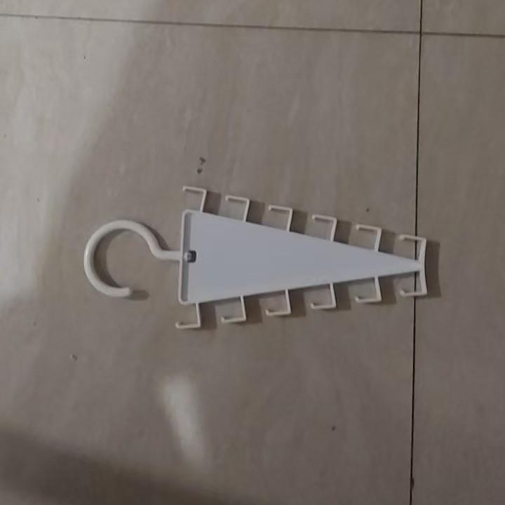 V-Shaped Double-Sided Multi-Hook Hanger Rack - Dorm & Home Storage Solution