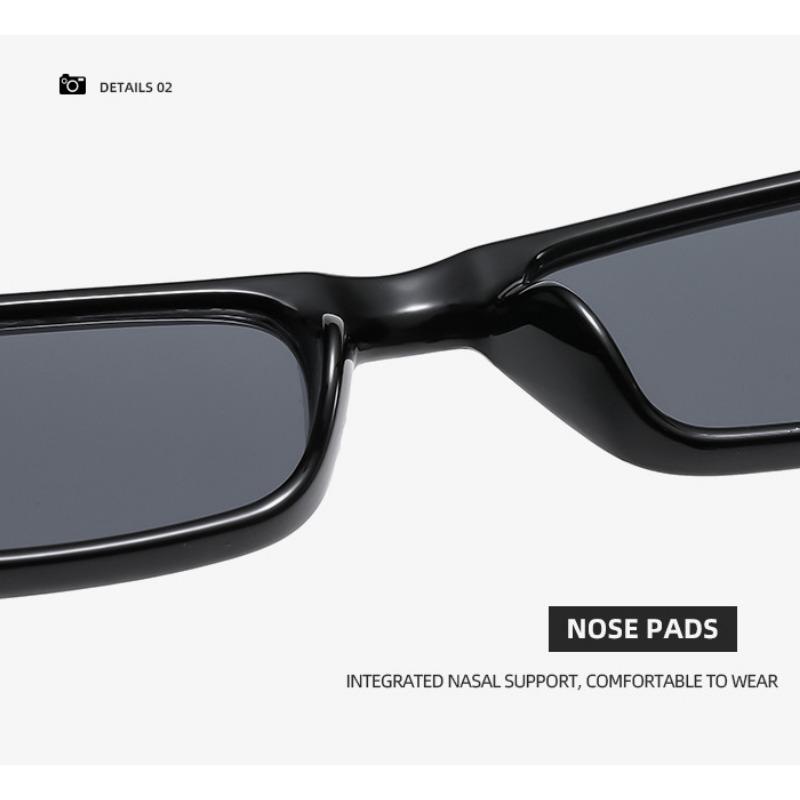 New Retro Small Rectangle Sunglasses For Women Men Narrow Square Frame Sun Glasses Vintage Brand Design Uv400 Shades Eyewear
